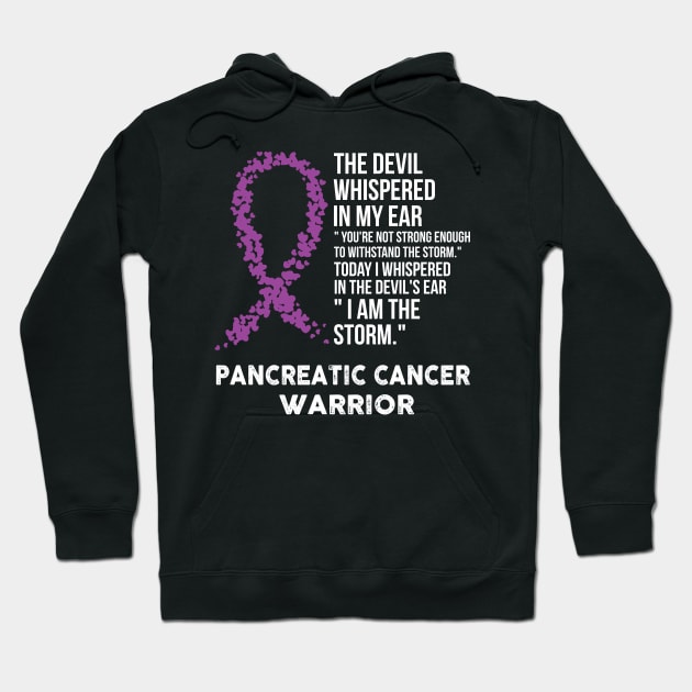 The Devil- Pancreatic Cancer Awareness Support Ribbon Hoodie by HomerNewbergereq